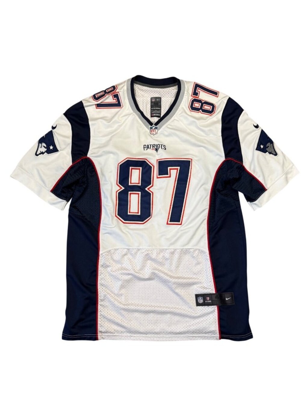 Nike New England Patriots Rob Gronkowski #87 NFL On Field Mens Jersey Size 48 XL